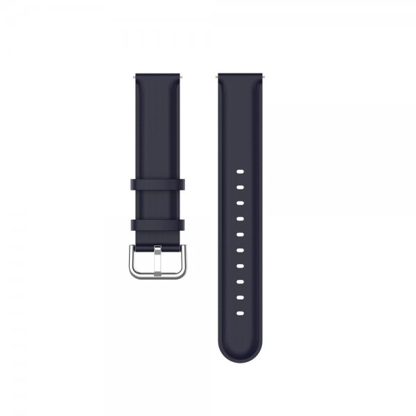 Samsung Galaxy Watch 20mm Armband Äkta Läder Blå
