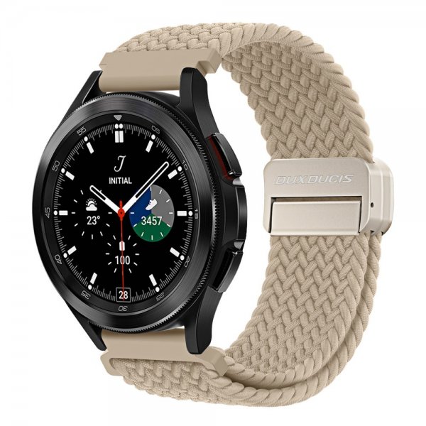 Dux Ducis Samsung Galaxy Watch 20mm Armband Mixture Pro Series Beige