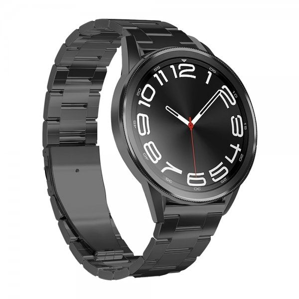 Puro Samsung Galaxy Watch 20mm Armband Stainless Steel Svart