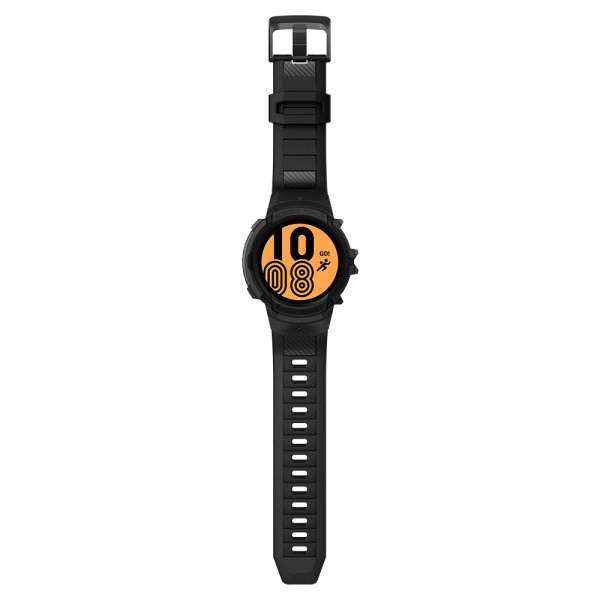 Spigen Samsung Galaxy Watch 4/5 40mm Skal med armband Rugged Armor Pro Svart