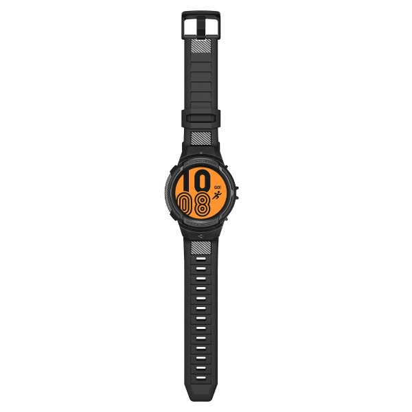 Spigen Samsung Galaxy Watch 5 Pro 45mm Skal och Armband Rugged Armor Pro Svart