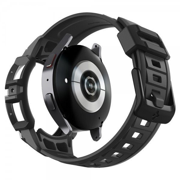 Spigen Samsung Galaxy Watch 6 40mm Skal och Armband Rugged Armor Pro Svart