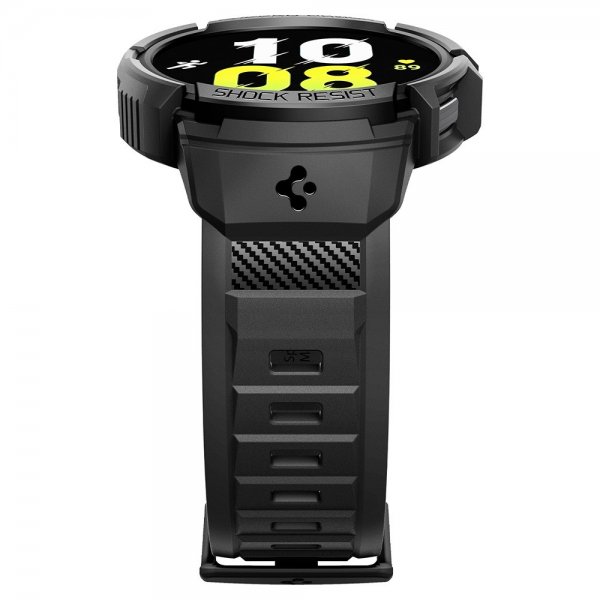 Spigen Samsung Galaxy Watch 6 40mm Skal och Armband Rugged Armor Pro Svart