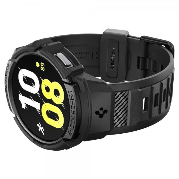 Spigen Samsung Galaxy Watch 6 40mm Skal och Armband Rugged Armor Pro Svart