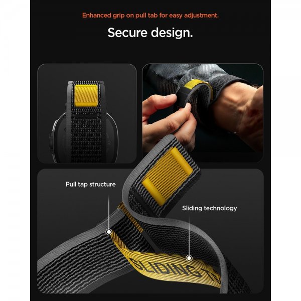 Spigen Samsung Galaxy Watch 8 40/44mm/Classic 46mm Armband Athlex Air Active Black