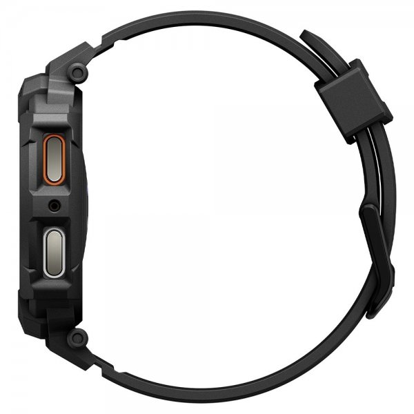 Spigen Samsung Galaxy Watch 8 40mm Armband och Skal Rugged Armor Pro Matte Black