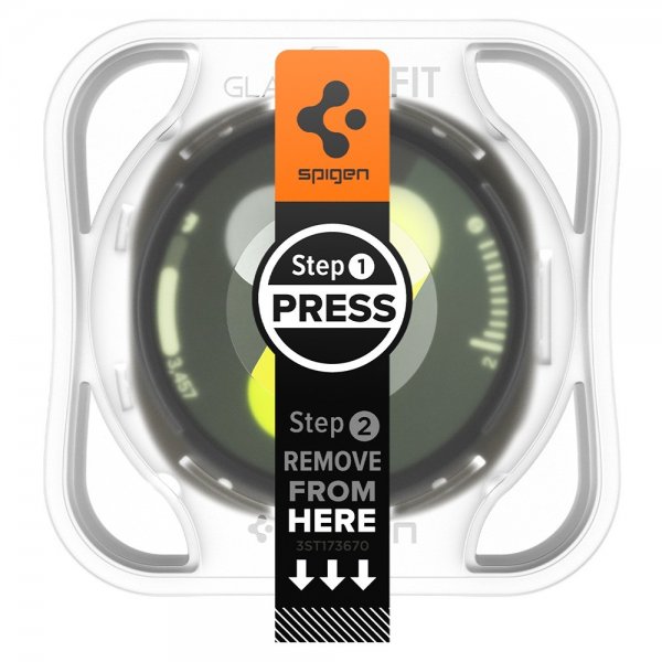 Spigen Samsung Galaxy Watch 8 44mm Skärmskydd GLAS.tR EZ Fit 2-pack