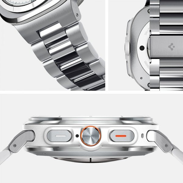 Spigen Samsung Galaxy Watch Ultra 47mm Armband Modern Fit 316L Silver