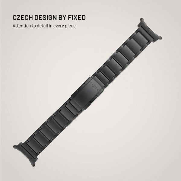 Fixed Samsung Galaxy Watch Ultra Armband Titanium Strap Svart