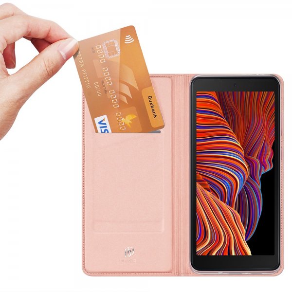 Dux Ducis Samsung Galaxy XCover 5 Fodral Skin Pro Series Rosa