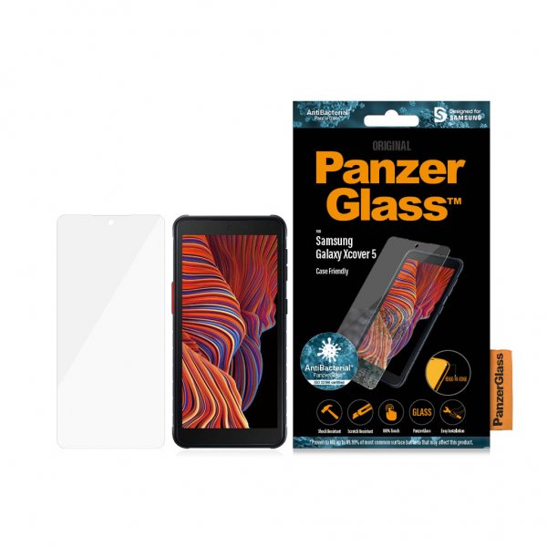 PanzerGlass Samsung Galaxy XCover 5 Skärmskydd CaseFriendly