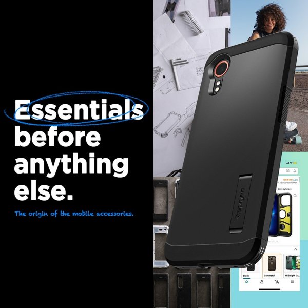 Spigen Samsung Galaxy XCover 7 Skal Tough Armor Svart