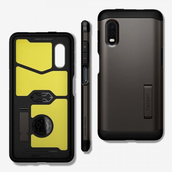 Spigen Samsung Galaxy XCover Pro Skal Tough Armor Gunmetal