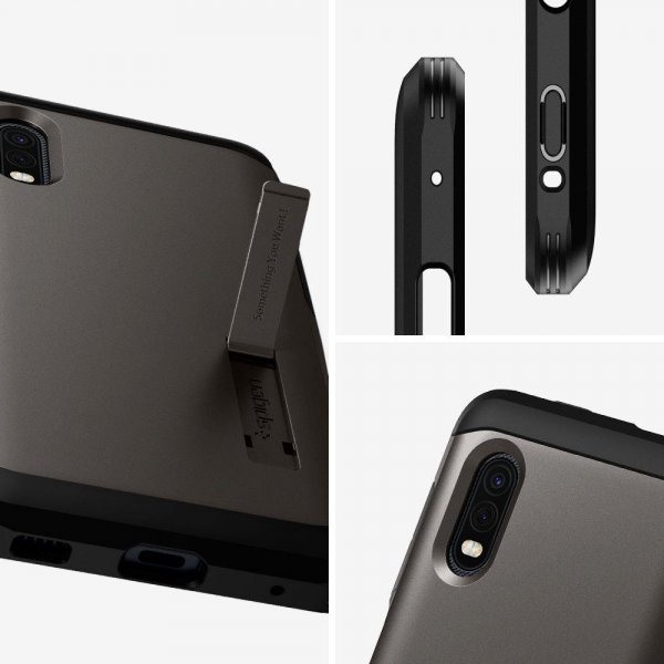 Spigen Samsung Galaxy XCover Pro Skal Tough Armor Gunmetal