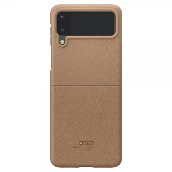 Spigen Samsung Galaxy Z Flip 3 Skal Enzo Classic Brown