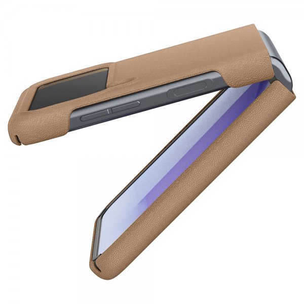 Spigen Samsung Galaxy Z Flip 3 Skal Enzo Classic Brown