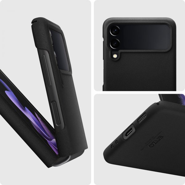 Spigen Samsung Galaxy Z Flip 3 Skal Enzo Svart