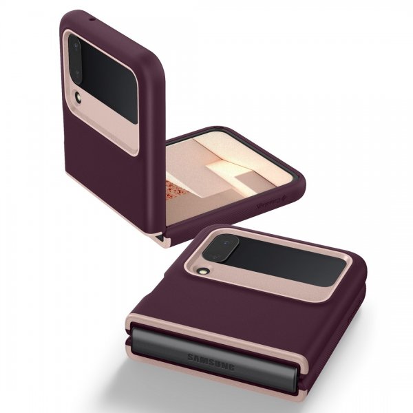 Caseology Samsung Galaxy Z Flip 4 Skal Nano Pop Burgundy Bean