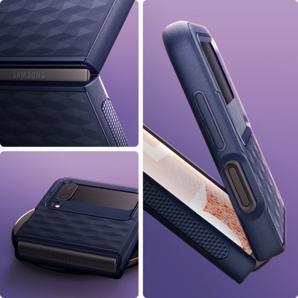 Caseology Samsung Galaxy Z Flip 4 Skal Parallax Midnight Blue