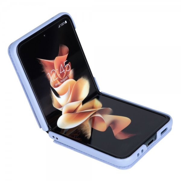 Nillkin Samsung Galaxy Z Flip 4 Skal Qin Series Lila