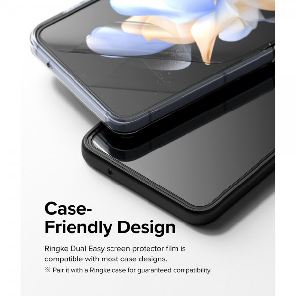 Ringke Samsung Galaxy Z Flip 4 Skärmskydd Dual Easy Film 2-pack