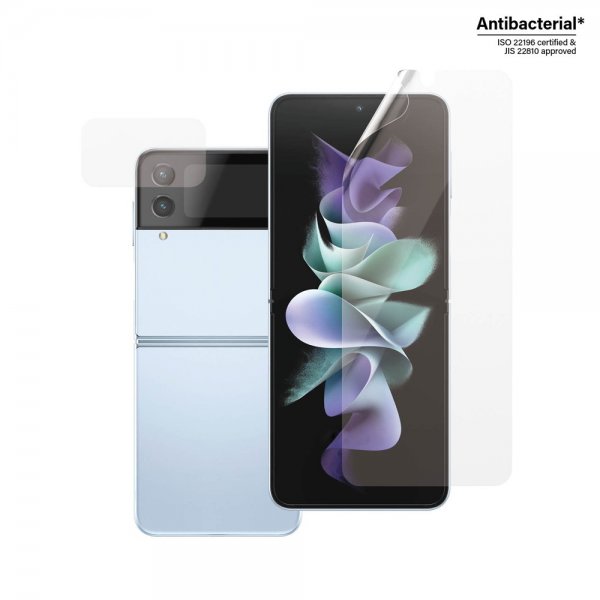PanzerGlass Samsung Galaxy Z Flip 4 Skärmskydd FlipFoldFlex Ultra-Wide Fit TPU/Classic Fit Glass