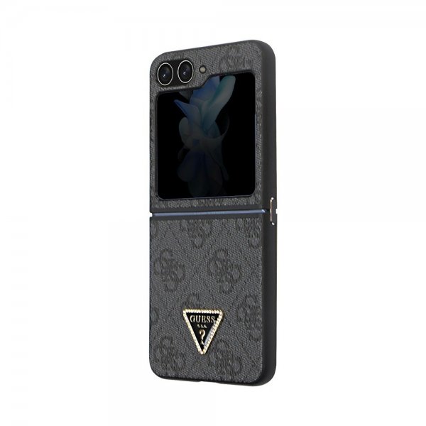 Guess Samsung Galaxy Z Flip 5 Skal 4G Metal Triangle Strass Svart