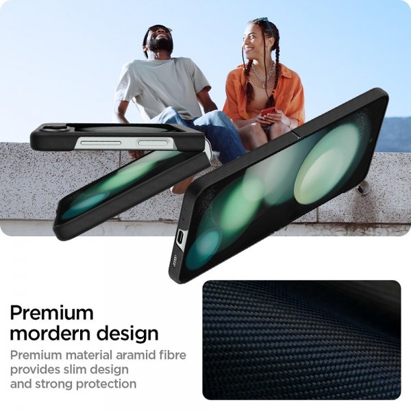 Spigen Samsung Galaxy Z Flip 5 Skal Air Skin Svart