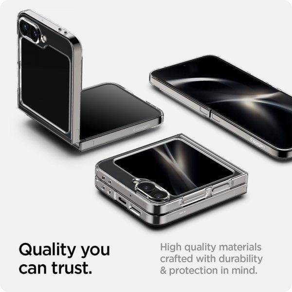 Spigen Samsung Galaxy Z Flip 6/Galaxy Z Flip 7 FE Skal Air Skin Zero One Svart