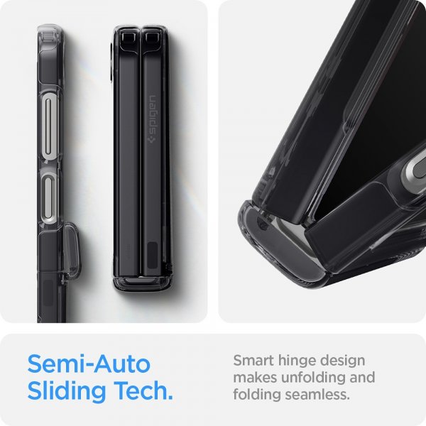 Spigen Samsung Galaxy Z Flip 6/Galaxy Z Flip 7 FE Skal Ultra Hybrid Pro Zero One Svart