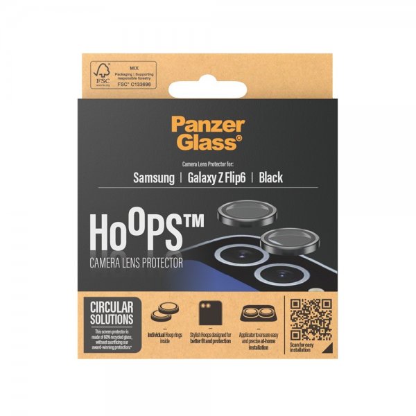 PanzerGlass Samsung Galaxy Z Flip 6/Flip 7 FE Kameraskydd Hoops