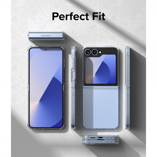 Ringke Samsung Galaxy Z Flip 6/Flip 7 FE Skal Fusion Transparent