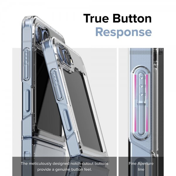 Ringke Samsung Galaxy Z Flip 6/Flip 7 FE Skal Fusion Transparent