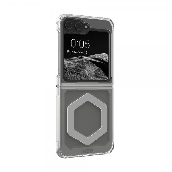 Urban Armor Gear (UAG) Samsung Galaxy Z Flip 6/Flip 7 FE Skal Plyo Pro MagSafe Ice/Silver