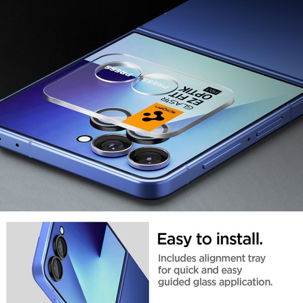 Spigen Samsung Galaxy Z Flip 7 Kameraskydd GLAS.tR EZ Fit Optik Pro 2-pack