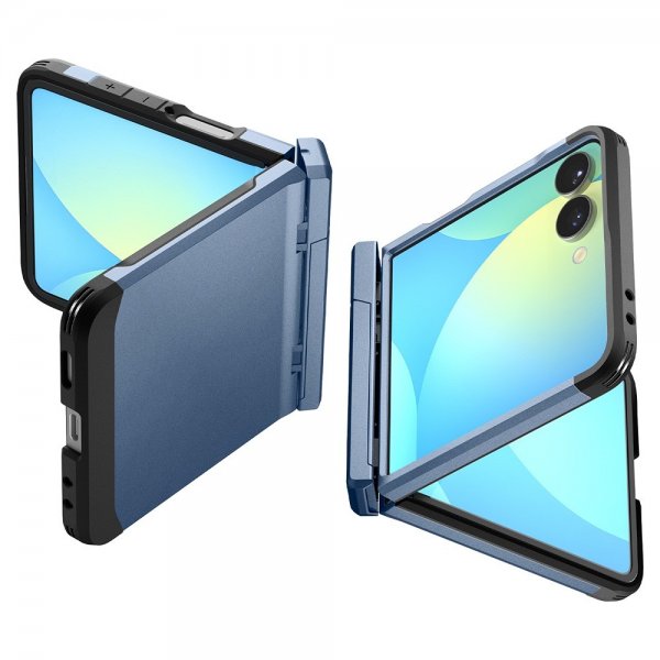 Spigen Samsung Galaxy Z Flip 7 Skal Tough Armor Pro MagFit Sierra Blue