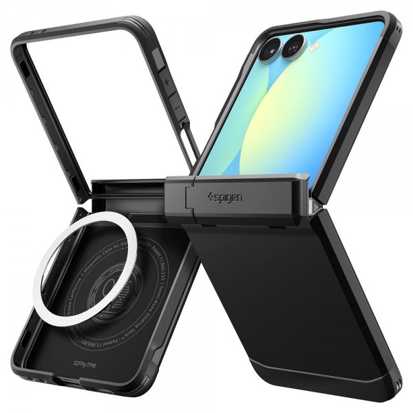 Spigen Samsung Galaxy Z Flip 7 Skal Tough Armor Pro MagFit Svart