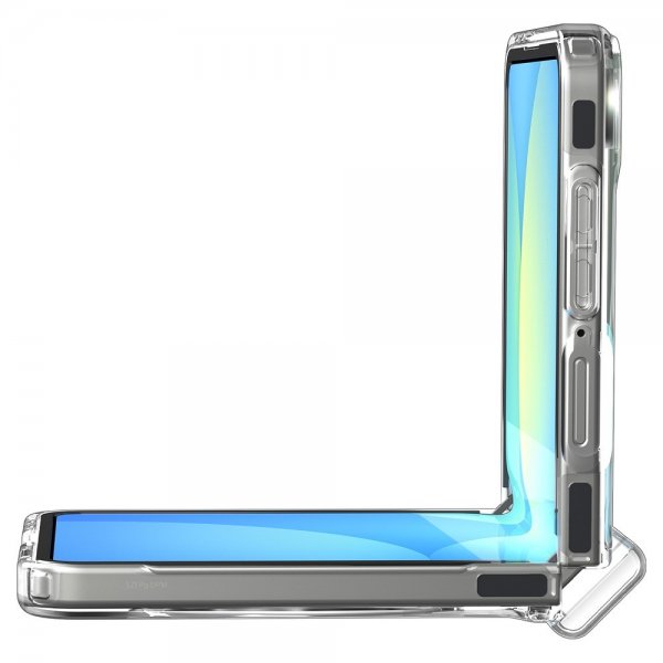 Spigen Samsung Galaxy Z Flip 7 Skal Ultra Hybrid Pro MagFit Clear White