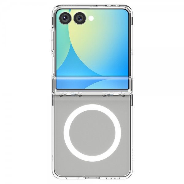 Spigen Samsung Galaxy Z Flip 7 Skal Ultra Hybrid Pro MagFit Clear White