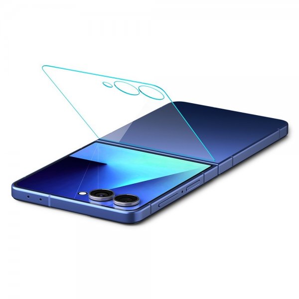 Spigen Samsung Galaxy Z Flip 7 Skärmskydd GLAS.tR EZ Fit 2-pack