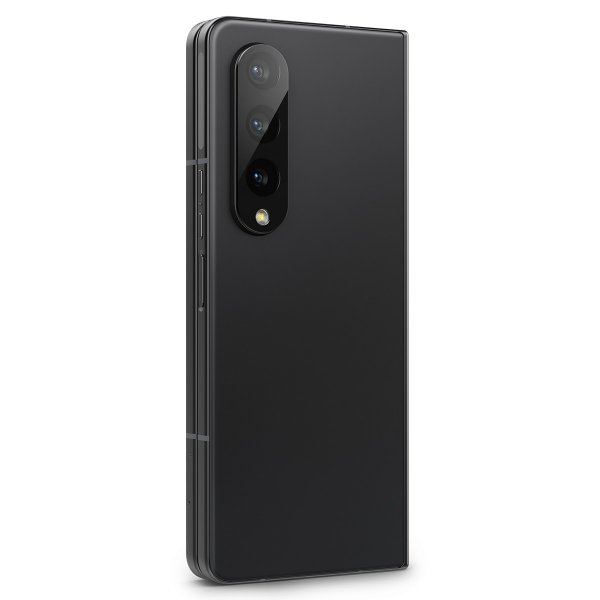 Spigen Samsung Galaxy Z Fold 4 Kameraskydd Glas.tR Optik 2-pack Svart