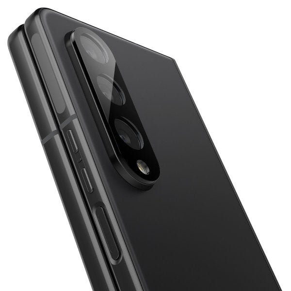 Spigen Samsung Galaxy Z Fold 4 Kameraskydd Glas.tR Optik 2-pack Svart