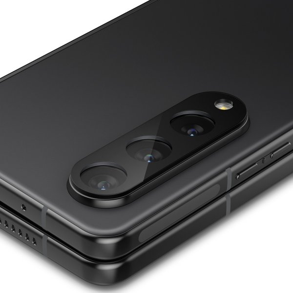 Spigen Samsung Galaxy Z Fold 4 Kameraskydd Glas.tR Optik 2-pack Svart