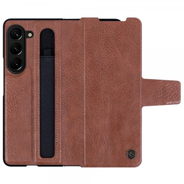 Nillkin Samsung Galaxy Z Fold 5 Fodral Aoge Series Brun