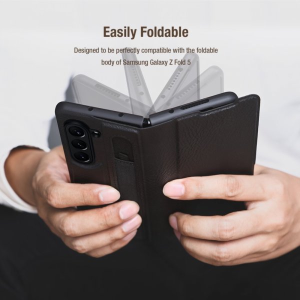 Nillkin Samsung Galaxy Z Fold 5 Fodral Aoge Series Brun