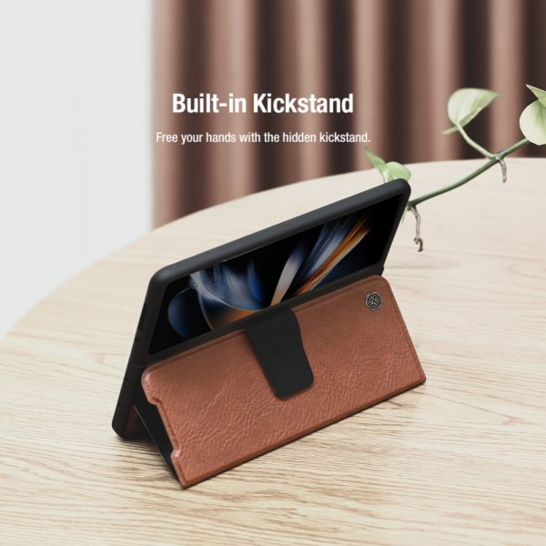 Nillkin Samsung Galaxy Z Fold 5 Fodral Aoge Series Brun