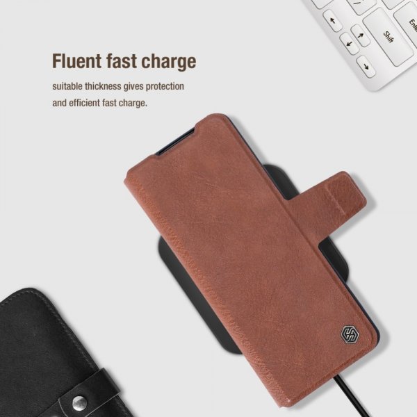Nillkin Samsung Galaxy Z Fold 5 Fodral Aoge Series Brun