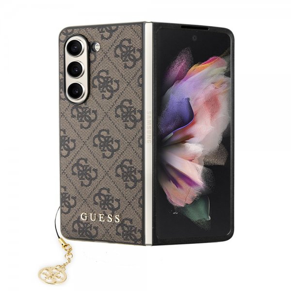 Guess Samsung Galaxy Z Fold 5 Skal 4G Charm Brun