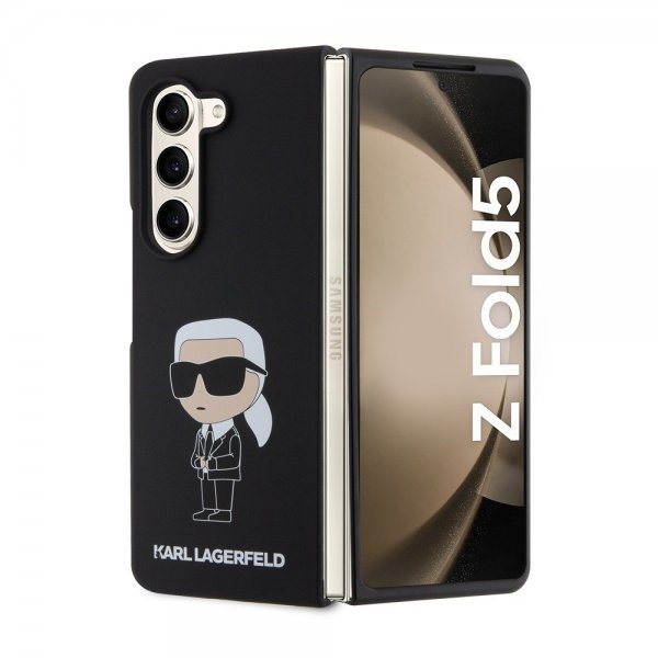 Karl Lagerfeld Samsung Galaxy Z Fold 5 Skal Ikonik Metal Pin Svart