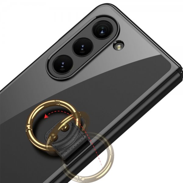 GKK Samsung Galaxy Z Fold 5 Skal med Ringhållare Grön